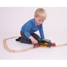 Bigjigs Rail Tunel s výhybkou jaskyne lebka, Bigjigs Rail