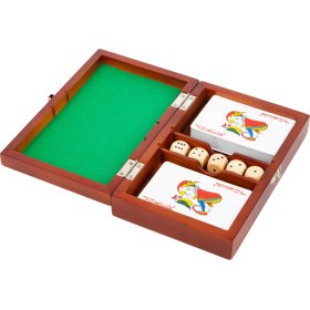 Small Foot Hracie kocky a karty v drevenom boxe, Small foot by Legler