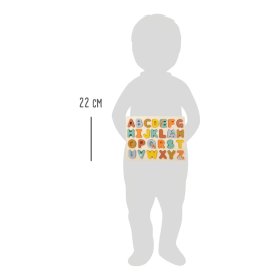Small Foot Vkladacie puzzle Safari abeceda, Small foot by Legler