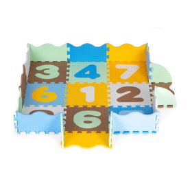 Detská vzdelávacia penová podložka - puzzle čísla, IPLAY