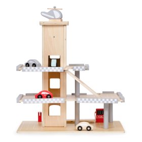 Drevená garáž s výťahom, EcoToys