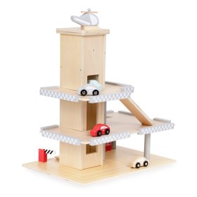 Drevená garáž s výťahom, EcoToys