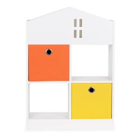 Knižnica s organizérmi - domček, EcoToys