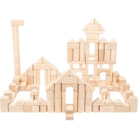 Small Foot Drevené kocky 200 ks natural, Small foot by Legler
