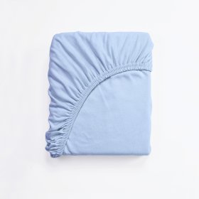 Bavlnená prestieradlo 200x160 cm - svetlo modrá, Frotti
