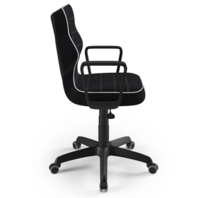 Kancelárska stolička upravená na výšku 159 - 188 cm - čierna