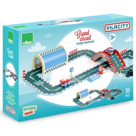 Veľká drevená autodráha Vilac Vilacity, Vilac