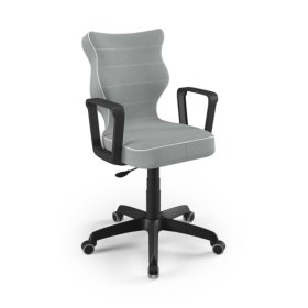 Kancelárska stolička upravená na výšku 159 - 188 cm - šedá