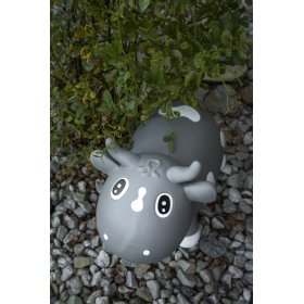 Skákacia kravička KIDZZFARM - Šedá