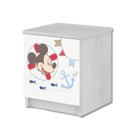 Detský nočný stolík Mickey Mouse - dekor nórska borovica