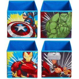 Štyri úložné boxy - Avengers, Moose Toys Ltd , Avengers