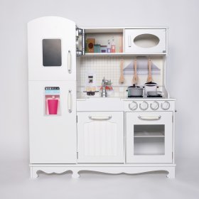 Biela kuchynka Bianca XXL s príslušenstvom, EVA TOYS