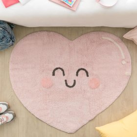 Detský bavlnený koberec - Happy Heart, Kidsconcept