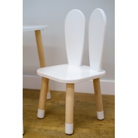 Detská stolička - Ušká - biela, Ourbaby