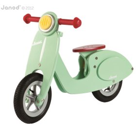 Janod Drevené odrážadlo Vespa mint, JANOD