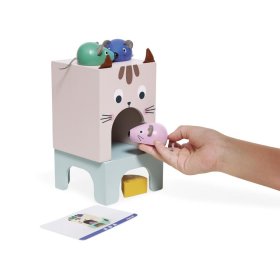 Janod Vzdelávacia orientačná hra pre deti Mačka a myš Didaktik