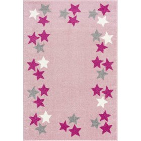 Detský koberec Spring Star - ružový