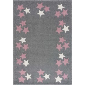 Detský koberec Spring Star - šedý, LIVONE