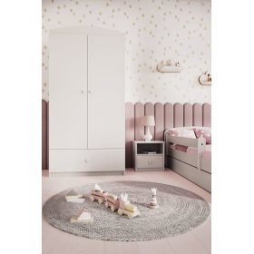 OURBABY šatníková skriňa - biela