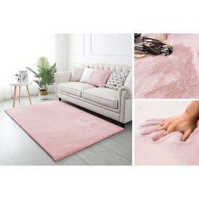 Hodvábny koberec Rabbit New - ružový, VOPI