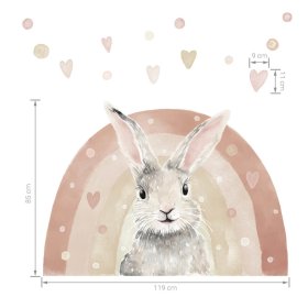 Samolepka na stenu Bunny