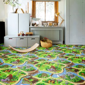 Detský koberec - Dinosaury