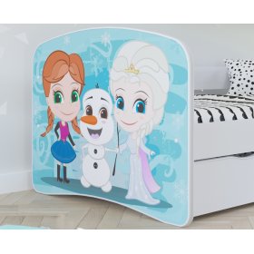 Detská posteľ sa zábranou - Frozen 2, All Meble, Frozen