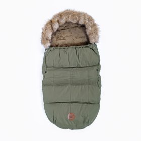 Zimný fusak do kočíka Mouse - khaki, Ourbaby®