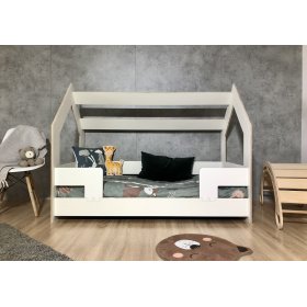 Domčeková posteľ Puzzle 160x80 - biela, LilaBaby