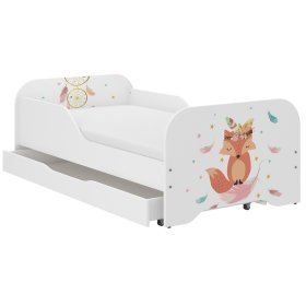 Detská posteľ MIKI 160 x 80 cm - Líška, Wooden Toys