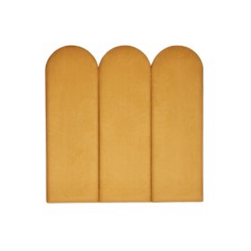 Čalúnený panel Oblúčik - horčicová