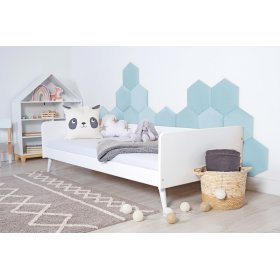 Čalúnený panel Hexagon- baby blue