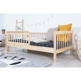 Detská posteľ so zábranou TEDDY - prírodná, Ourbaby®