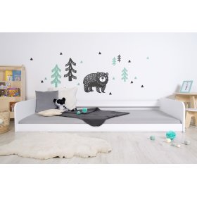 Drevená posteľ Sia 180 x 80 cm - biela, Ourbaby