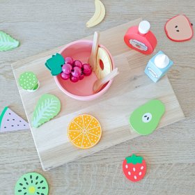 Drevené potraviny - krájanie - Fresh fruit salad, Ourbaby®