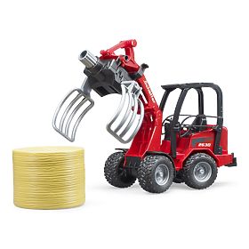 Bruder Čelný nakladač Schäffer s kliešťami na manipuláciu s balíkmi