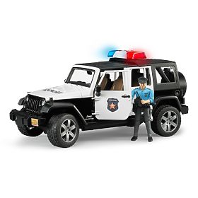 Bruder Jeep Wrangler Rubicon Polícia, Bruder