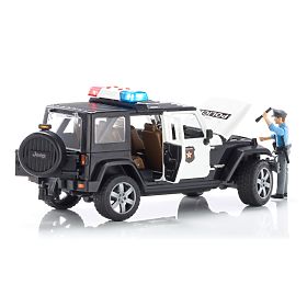 Bruder Jeep Wrangler Rubicon Polícia, Bruder