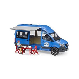 Bruder MB Sprinter Camper s vodičom a príslušenstvom, Bruder