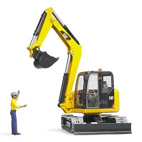 Bruder Minibager CAT s figúrkou, Bruder