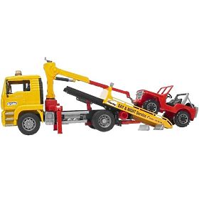 Bruder Nákladné auto MAN odťah a Jeep