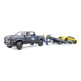 Bruder Terénne auto RAM so športovým vozidlom a figúrkou, Bruder