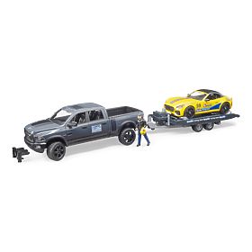 Bruder Terénne auto RAM so športovým vozidlom a figúrkou, Bruder