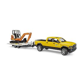 Bruder Terénne servisné auto RAM s minibagrom, Bruder