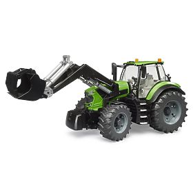 Bruder Traktor Deutz-Fahr 8280 TTV s čelným nakladačom, Bruder