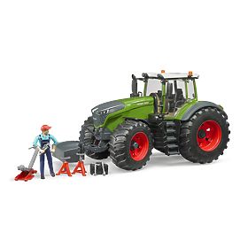 Bruder Traktor Fendt 1050 Vario s mechanikom a dielenským náradím 1:16, Bruder
