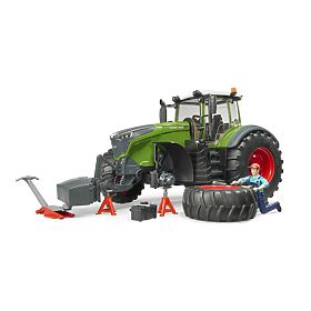 Bruder Traktor Fendt 1050 Vario s mechanikom a dielenským náradím 1:16, Bruder