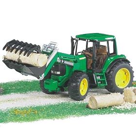 Bruder Traktor JOHN DEERE 6920 s čelným nakladačom, Bruder