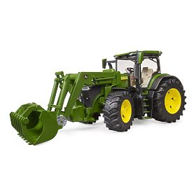 Bruder Traktor John Deere 7R 350 s čelným nakladačom, Bruder