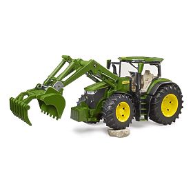 Bruder Traktor John Deere 7R 350 s čelným nakladačom, Bruder